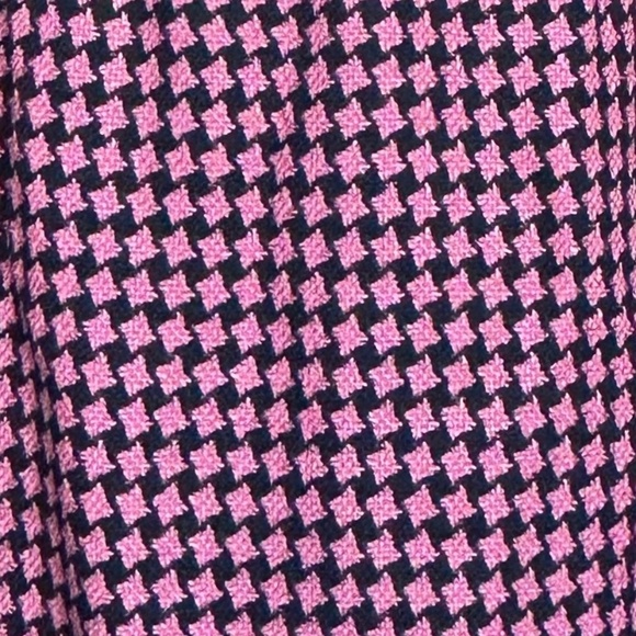NWT Vintage Ann Taylor Pink & Navy Wool Blend Tweed Pencil Skirt Sz 10 - Picture 3 of 7